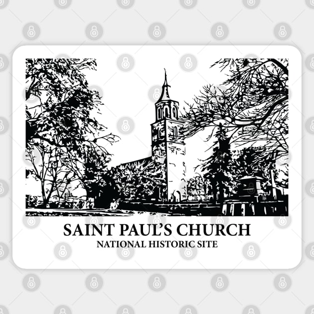 Saint Paul's Church National Historic Site Sticker by Lakeric